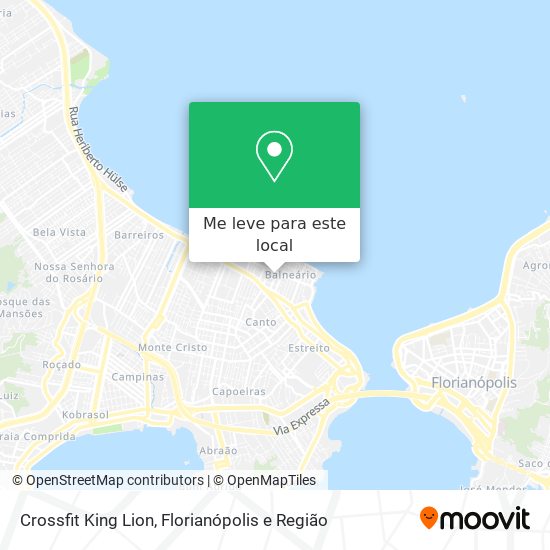 Crossfit King Lion mapa