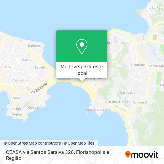 CEASA via Santos Saraiva 328 mapa