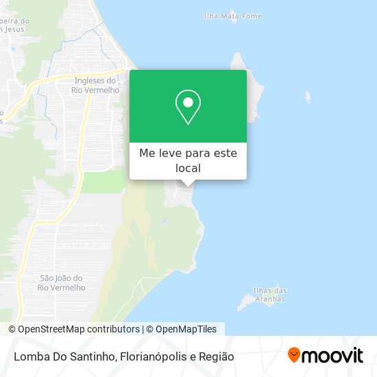 Lomba Do Santinho mapa