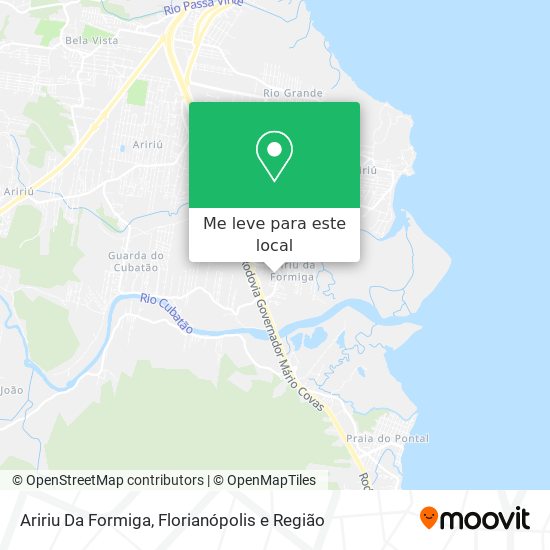 Aririu Da Formiga mapa