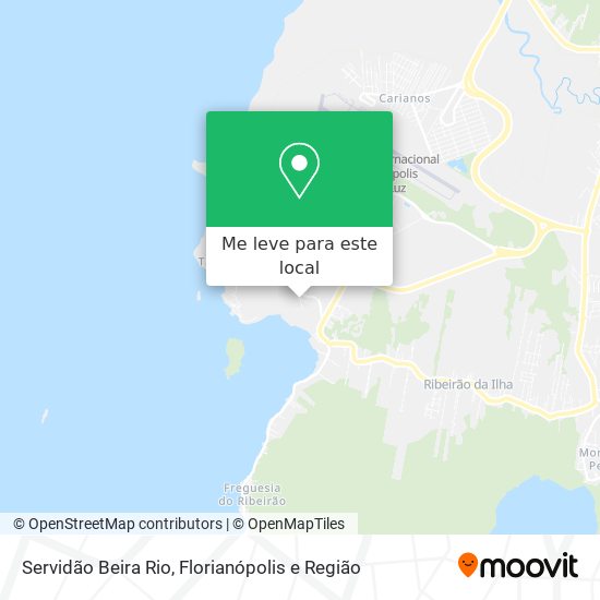 Servidão Beira Rio mapa