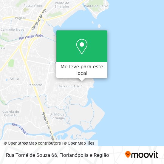 Rua Tomé de Souza 66 mapa