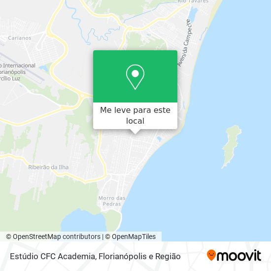 Estúdio CFC Academia mapa