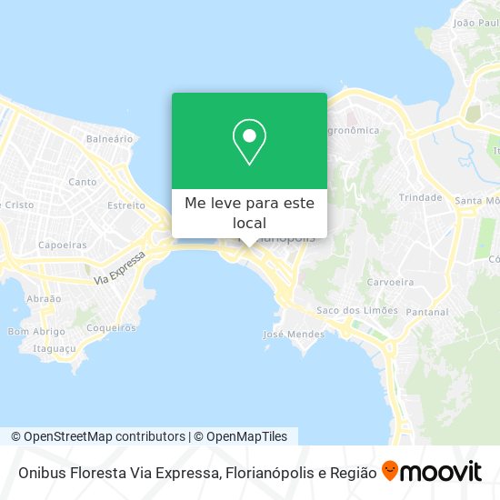 Onibus Floresta Via Expressa mapa