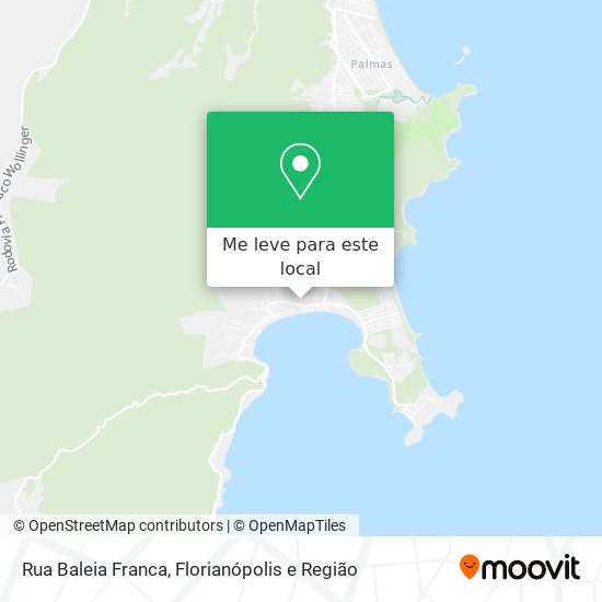 Rua Baleia Franca mapa