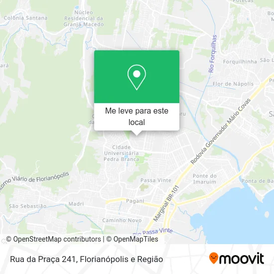 Rua da Praça 241 mapa
