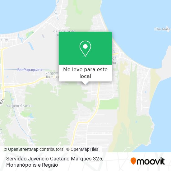 Servidão Juvêncio Caetano Marquês 325 mapa