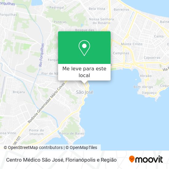 Centro Médico São José mapa