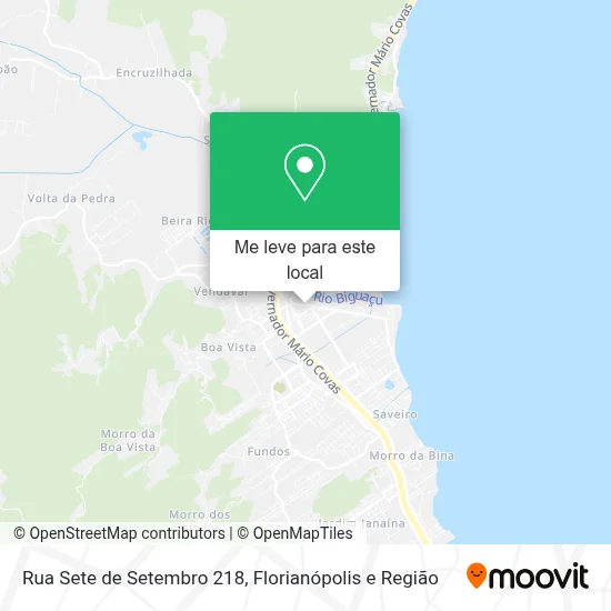 Rua Sete de Setembro 218 mapa