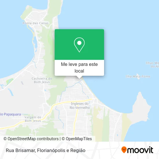 Rua Brisamar mapa