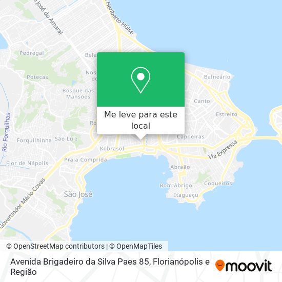 Avenida Brigadeiro da Silva Paes 85 mapa