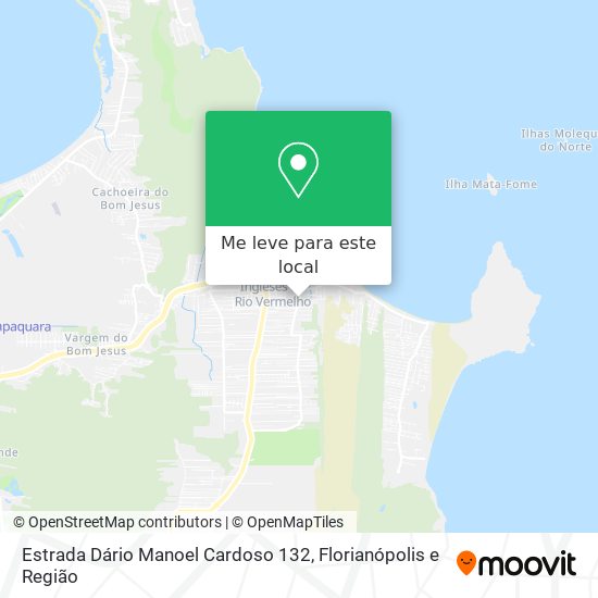 Estrada Dário Manoel Cardoso 132 mapa