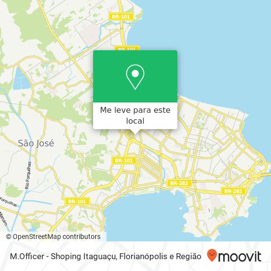 M.Officer - Shoping Itaguaçu mapa