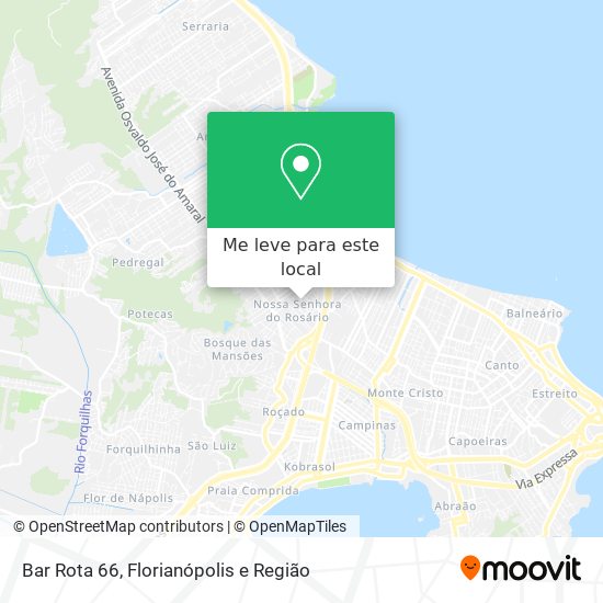 Bar Rota 66 mapa