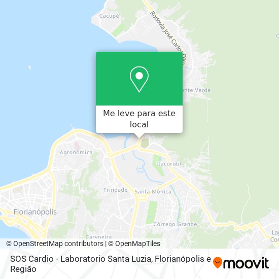 SOS Cardio - Laboratorio Santa Luzia mapa