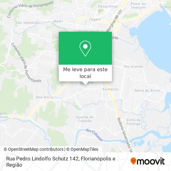 Rua Pedro Lindolfo Schutz 142 mapa