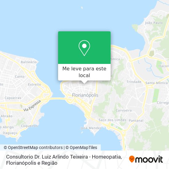 Consultorio Dr. Luiz Arlindo Teixeira - Homeopatia mapa