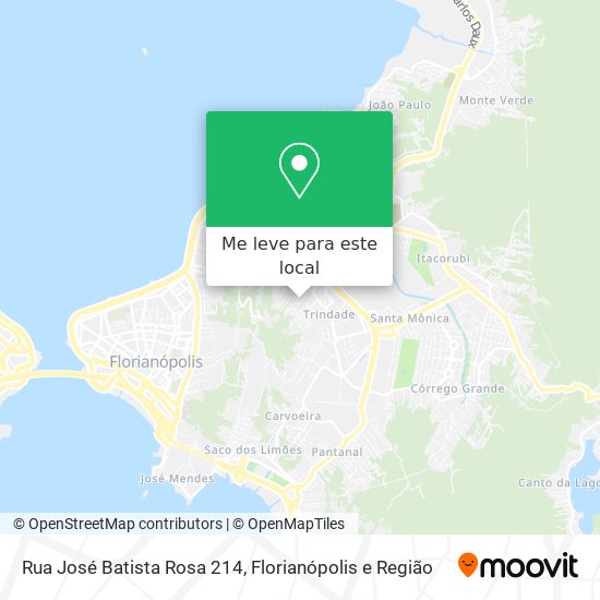 Rua José Batista Rosa 214 mapa
