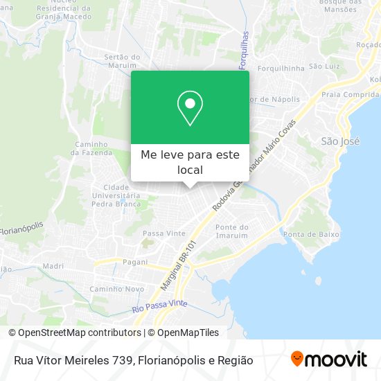 Rua Vítor Meireles 739 mapa