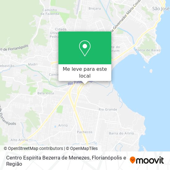 Centro Espírita Bezerra de Menezes mapa
