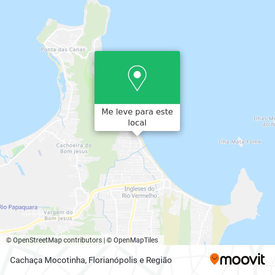 Cachaça Mocotinha mapa