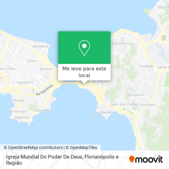 Igreja Mundial Do Poder De Deus mapa