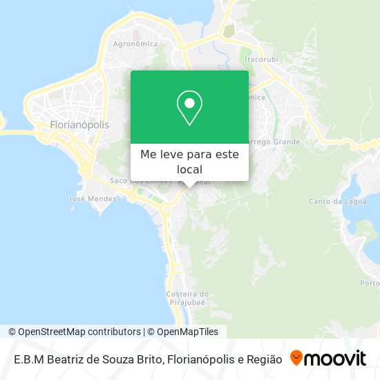 E.B.M Beatriz de Souza Brito mapa