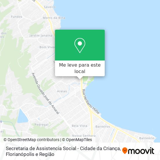 Secretaria de Assistencia Social - Cidade da Criança mapa