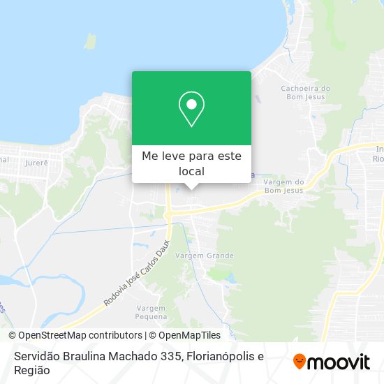 Servidão Braulina Machado 335 mapa