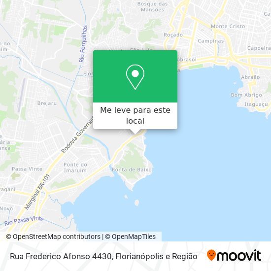 Rua Frederico Afonso 4430 mapa