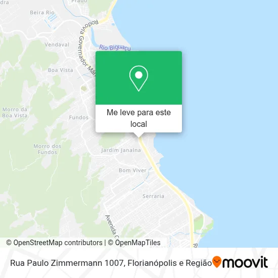 Rua Paulo Zimmermann 1007 mapa