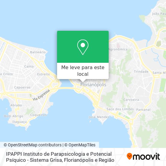 IPAPPI Instituto de Parapsicologia e Potencial Psíquico - Sistema Grisa mapa
