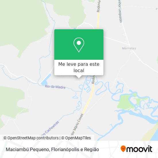 Maciambú Pequeno mapa