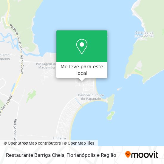 Restaurante Barriga Cheia mapa