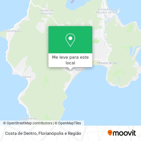 Costa de Dentro mapa