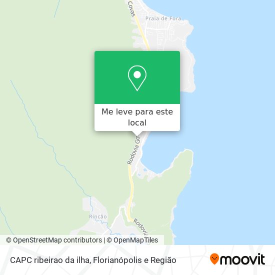 CAPC ribeirao da ilha mapa