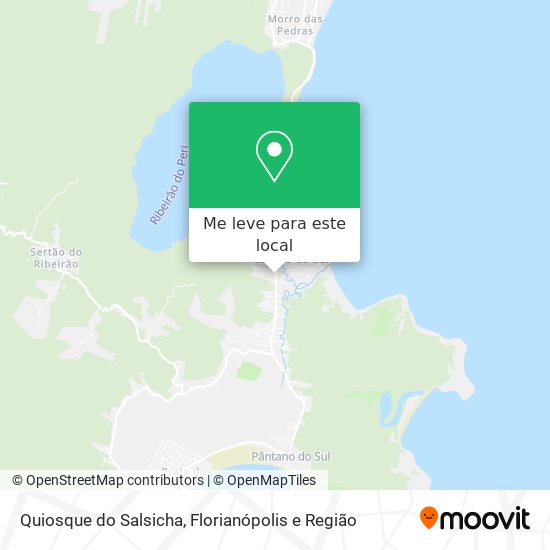Quiosque do Salsicha mapa