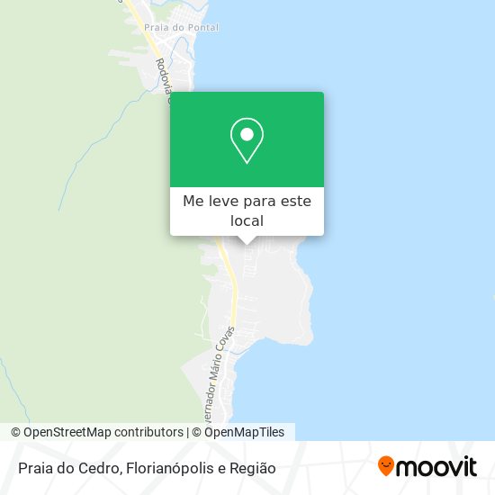 Praia do Cedro mapa
