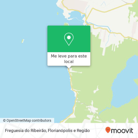 Freguesia do Ribeirão mapa