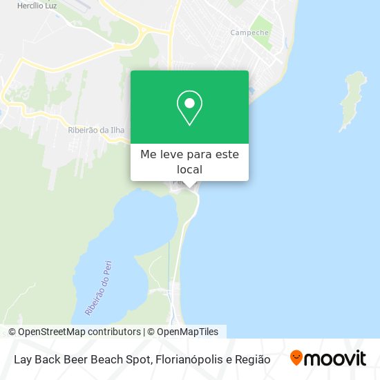 Lay Back Beer Beach Spot mapa