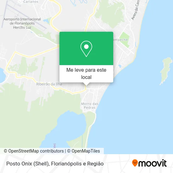 Posto Onix (Shell) mapa