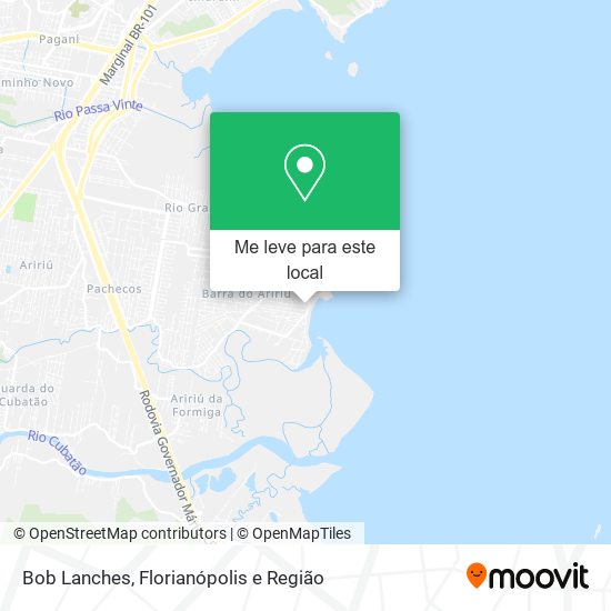 Bob Lanches mapa