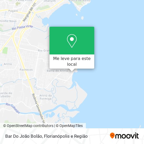 Bar Do João Bolão mapa