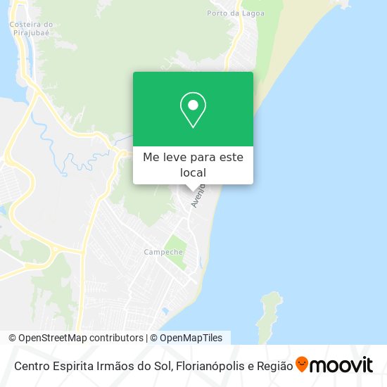 Centro Espirita Irmãos do Sol mapa