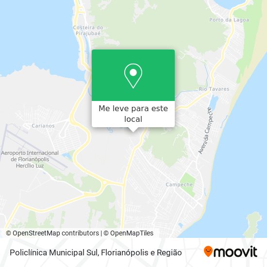 Policlínica Municipal Sul mapa