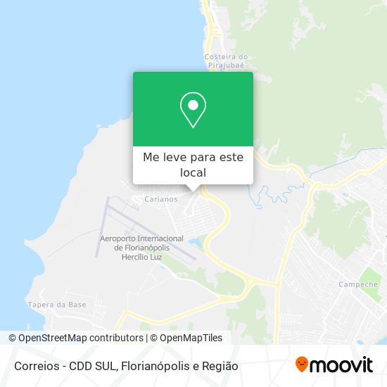 Correios - CDD SUL mapa