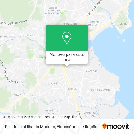 Residencial Ilha da Madeira mapa