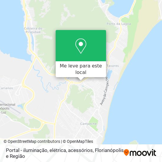 Portal - iluminação, elétrica, acessórios mapa