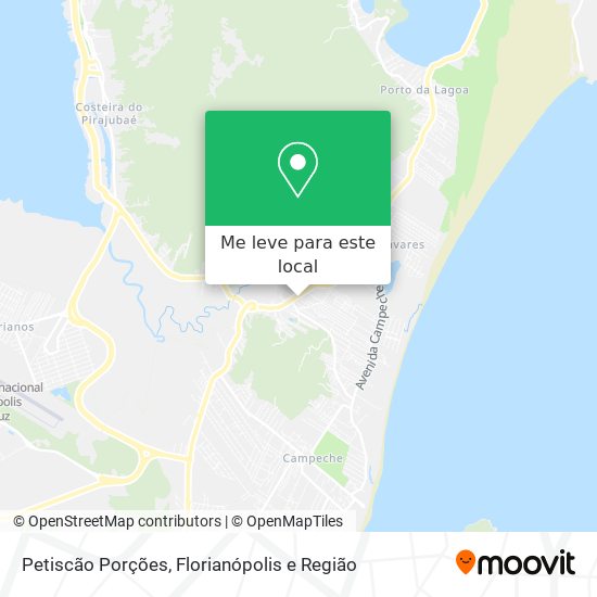 Petiscão Porções mapa
