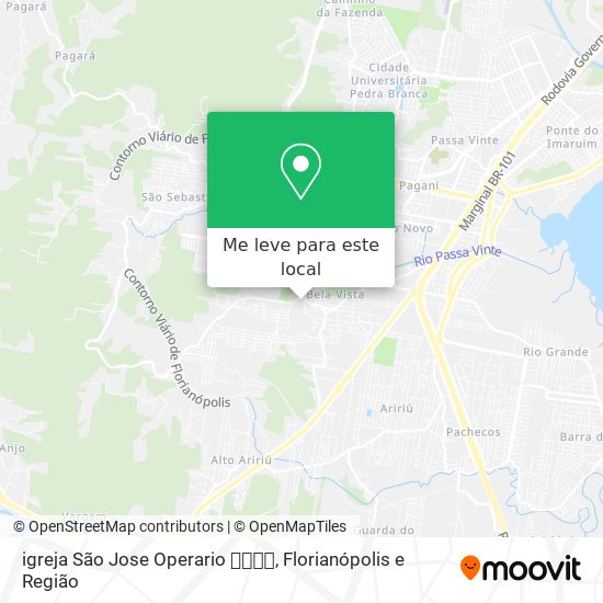 igreja São Jose Operario ⛪️🙏🏼💕 mapa